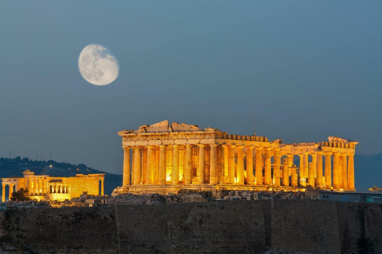 Comfortable Apt , 5 Min Walk To Acropolis Athen Exterior foto